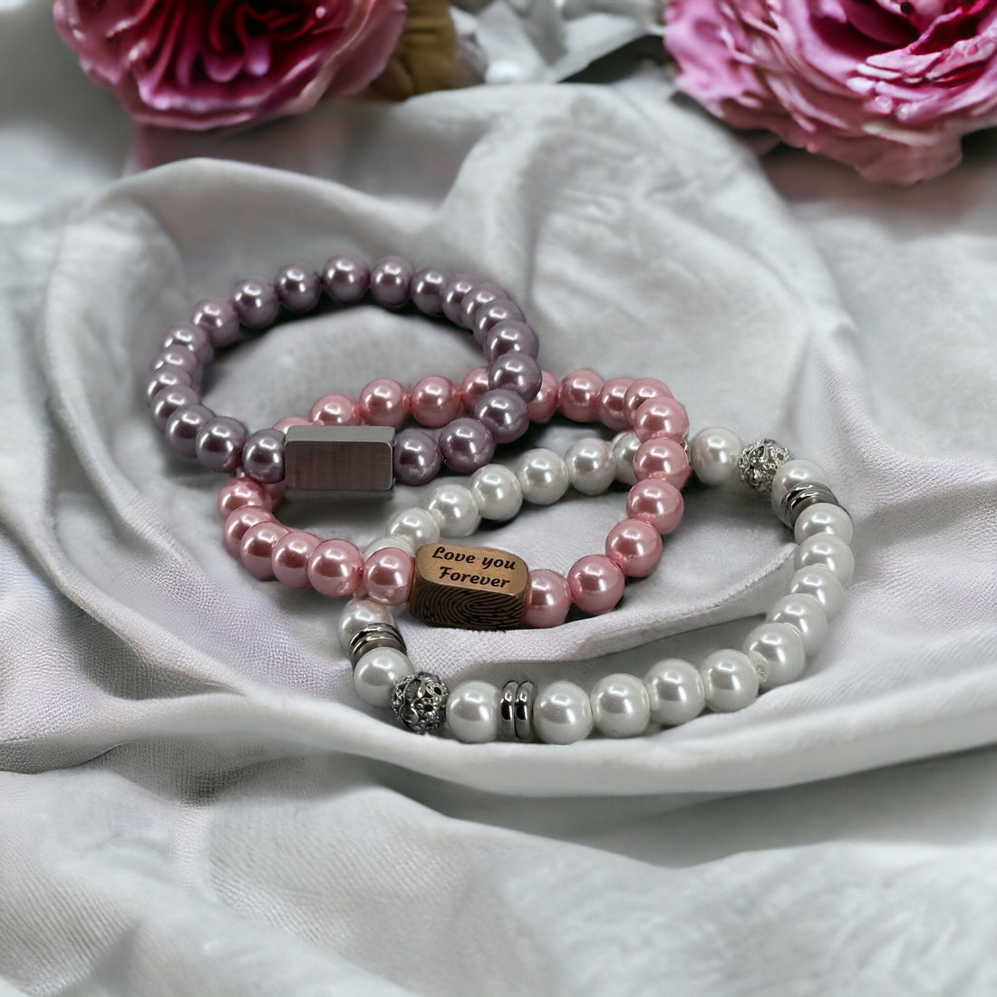 Roze Schelp 🐚 parels Dames armband | 8mm kralen