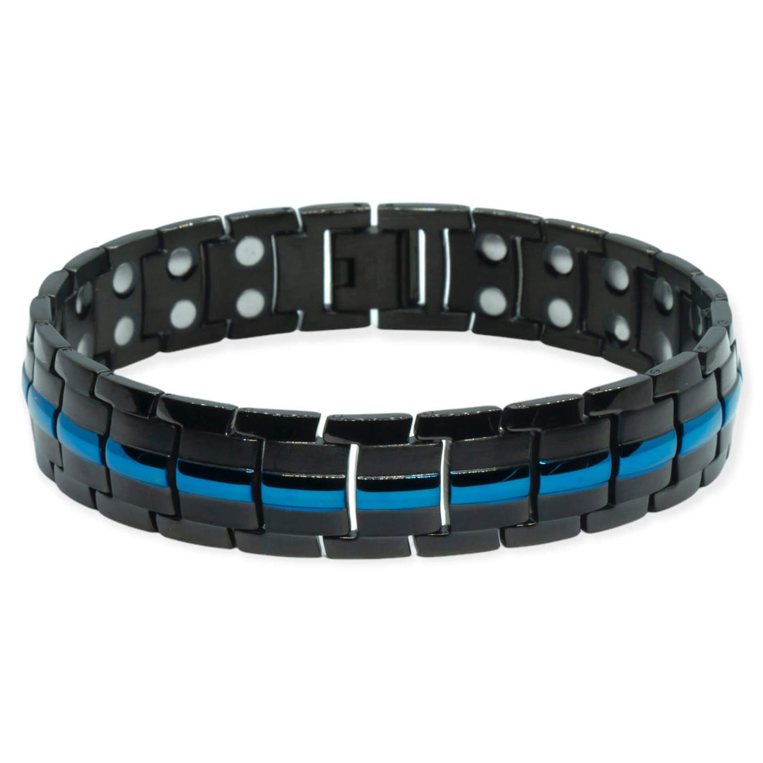 Magneet Armband - Met blauwe elementen